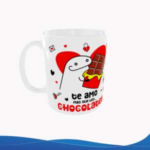 Taza 11oz Flork Chocolate "Te amo más que al chocolate" – ID TU047