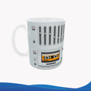 Taza 11oz Consola de Mezcla Musical y Cassette – ID TU016