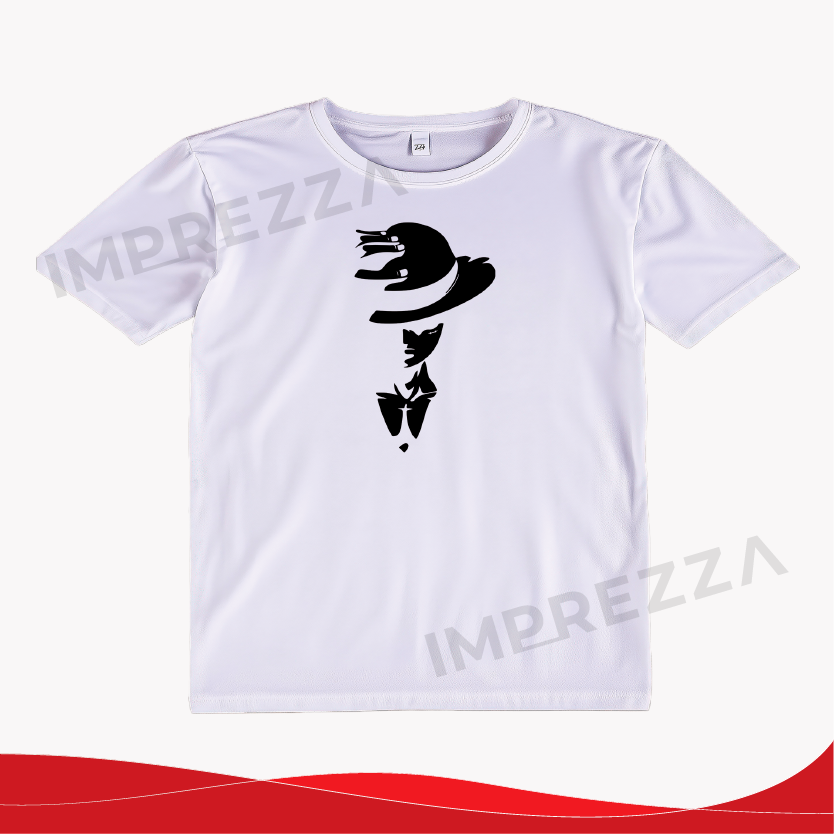 Camiseta Unisex – ID CU051 "Silueta Pirata de Paja" - Imagen 3