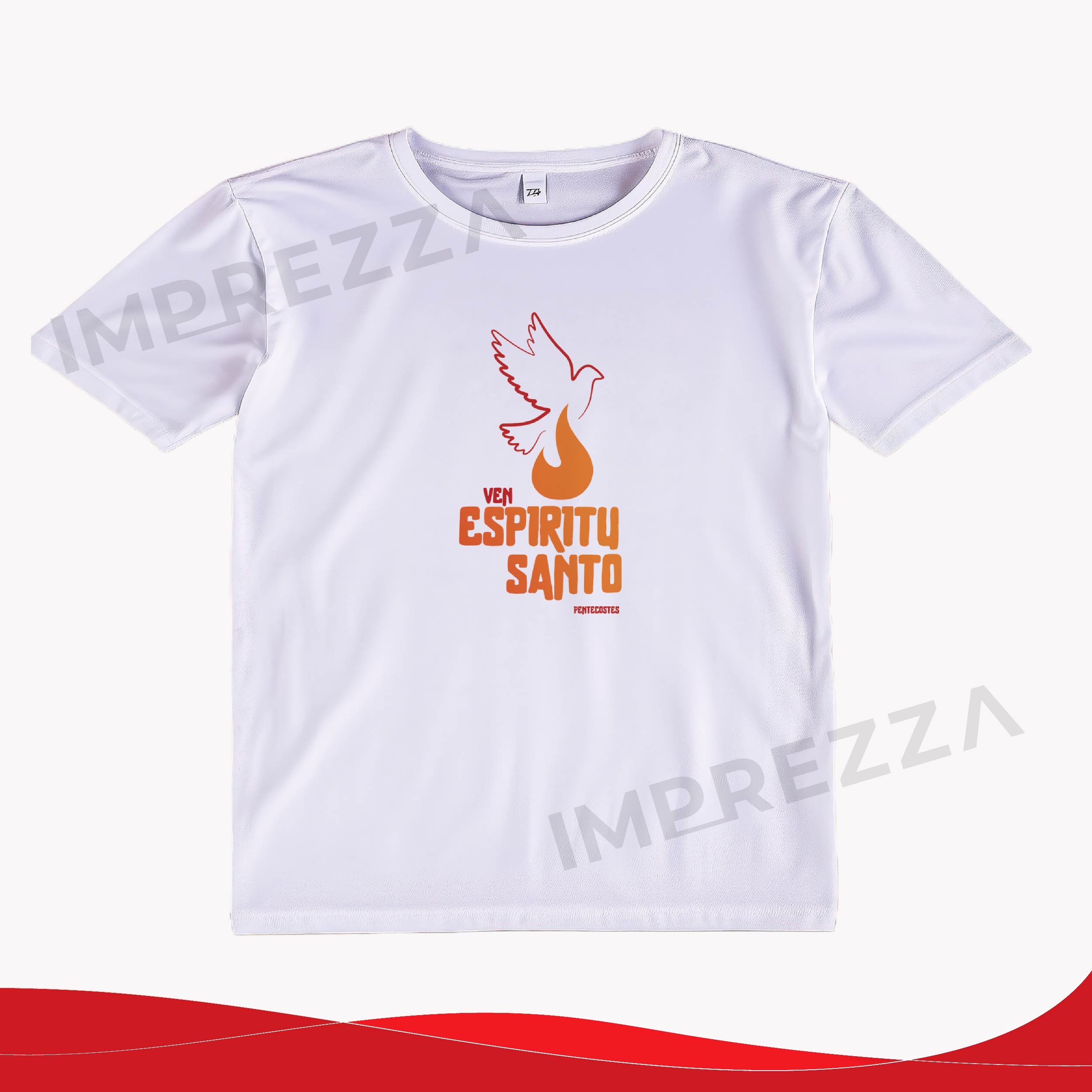 Camiseta Unisex – ID CU003 "Espíritu Santo Silueta"