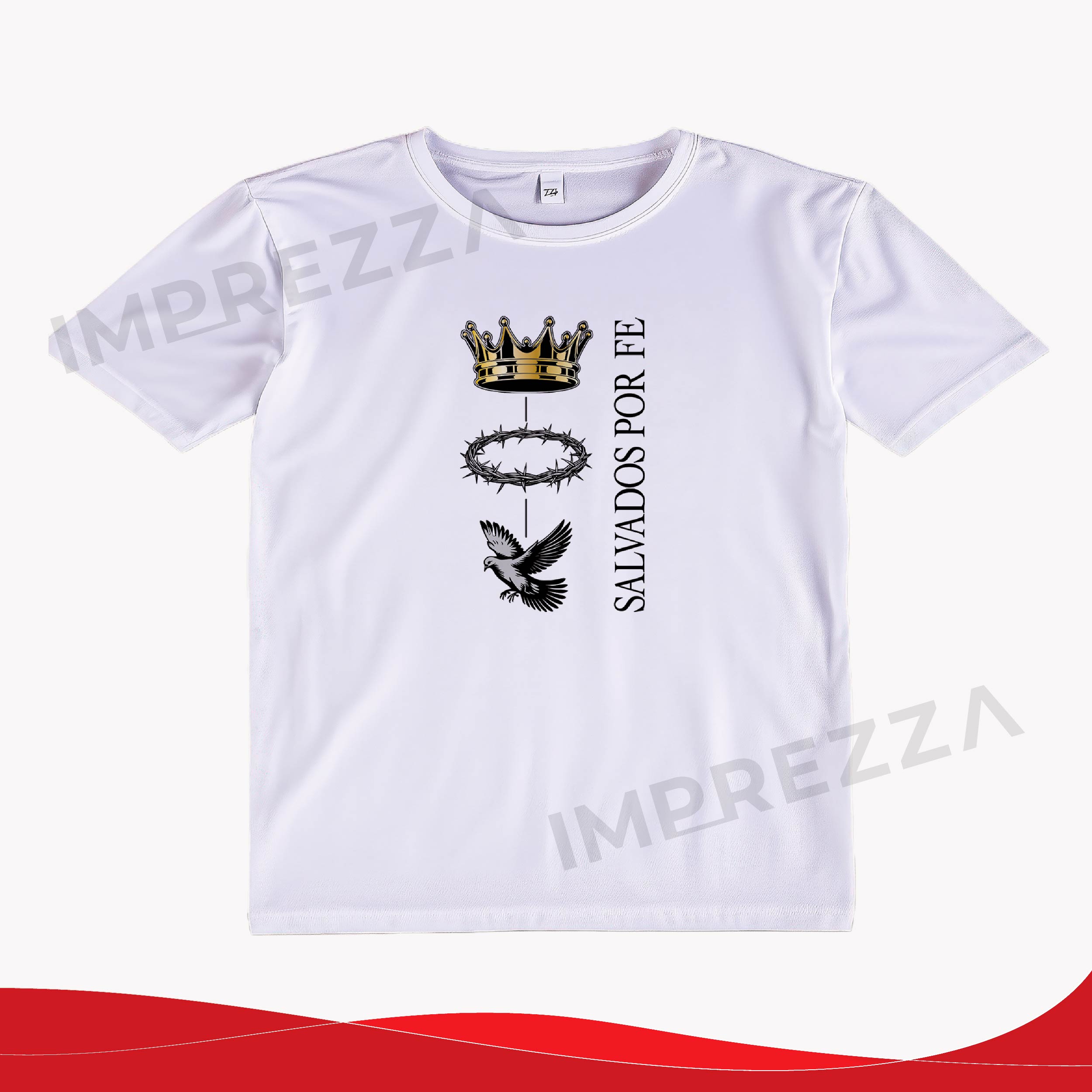 Camiseta Unisex – ID CU005 "Salvados Por Fe"