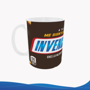 Taza 11oz Chocolate "Invencible" – ID TU059