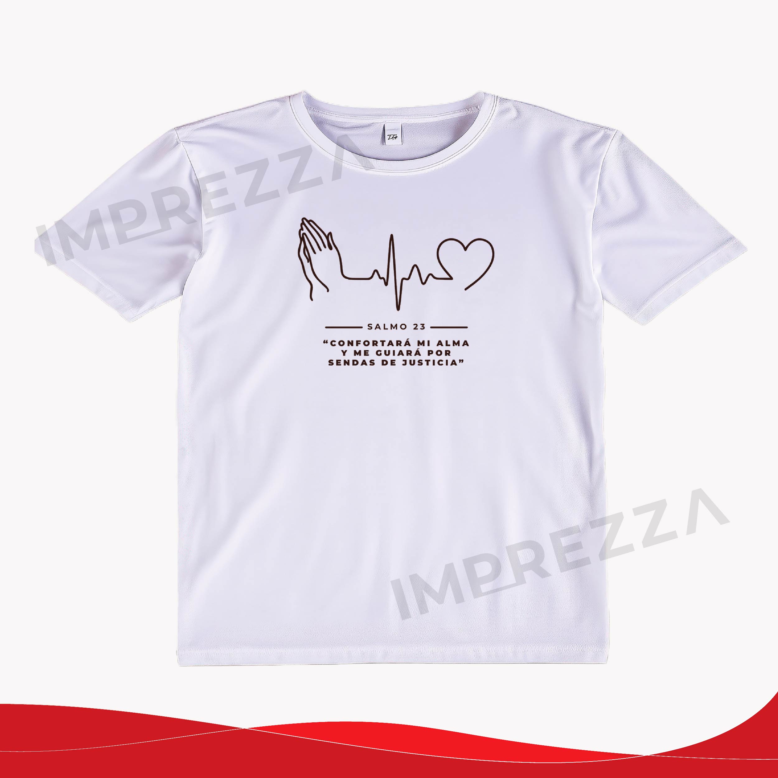 Camiseta Unisex – ID CU048 "Manos en Oración"