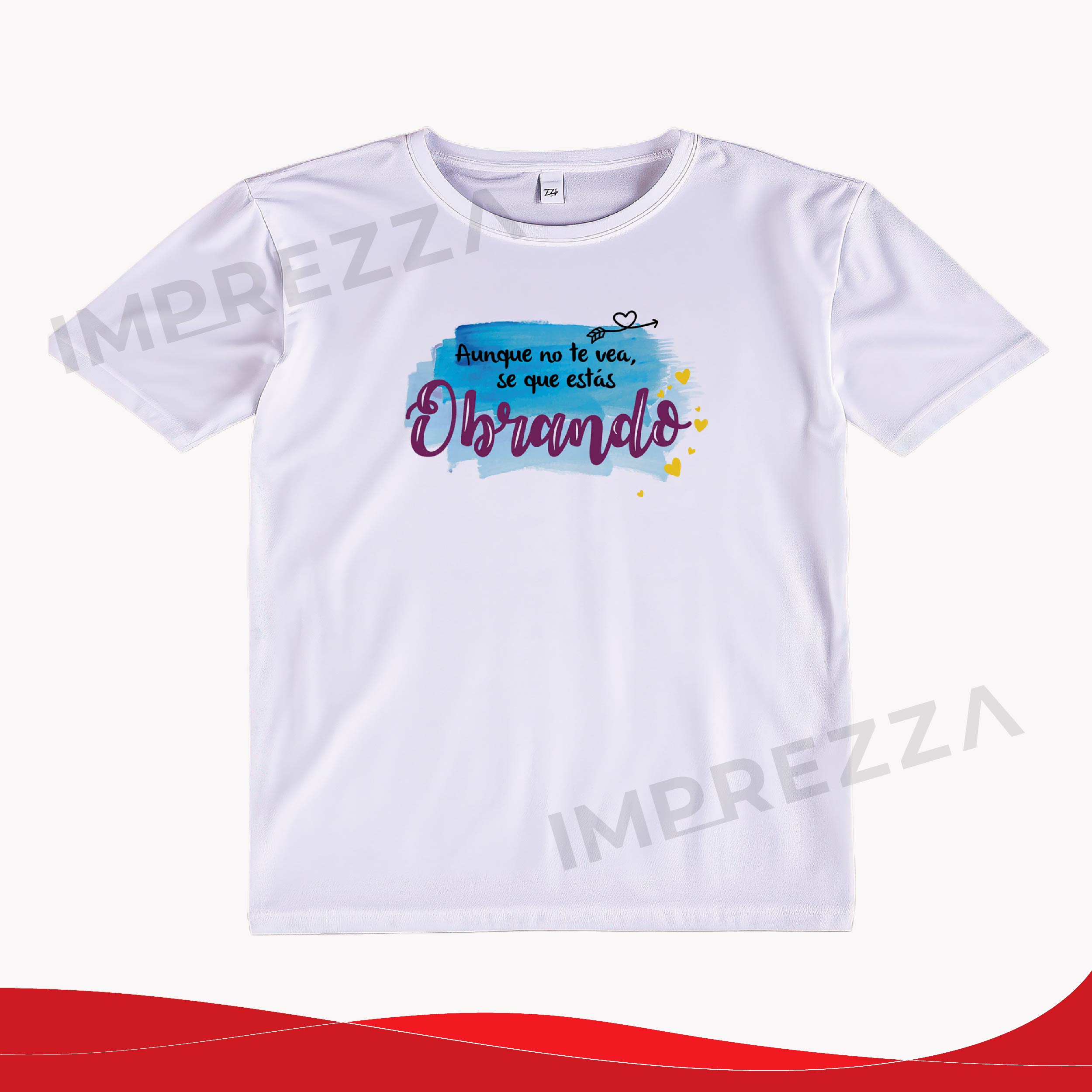Camiseta Unisex – ID CU049 "Sé que estás obrando"
